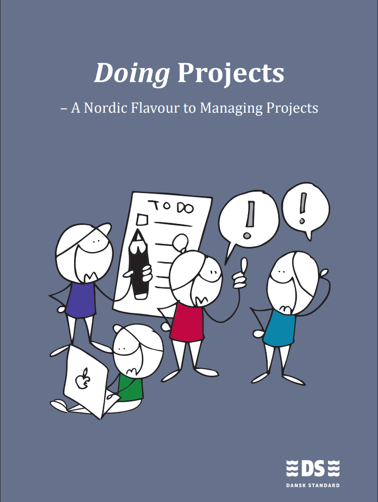 Book cover for 'Doing projects - A Nordic Flavour to Managing Projects'